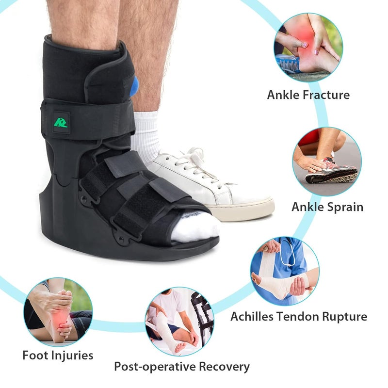 KD Orthopedic Walking Boot: Post-op Boot for Broken Foot Sprained Ankle Achilles Injury - Air Cam Walker Fracture Boot - Image 3
